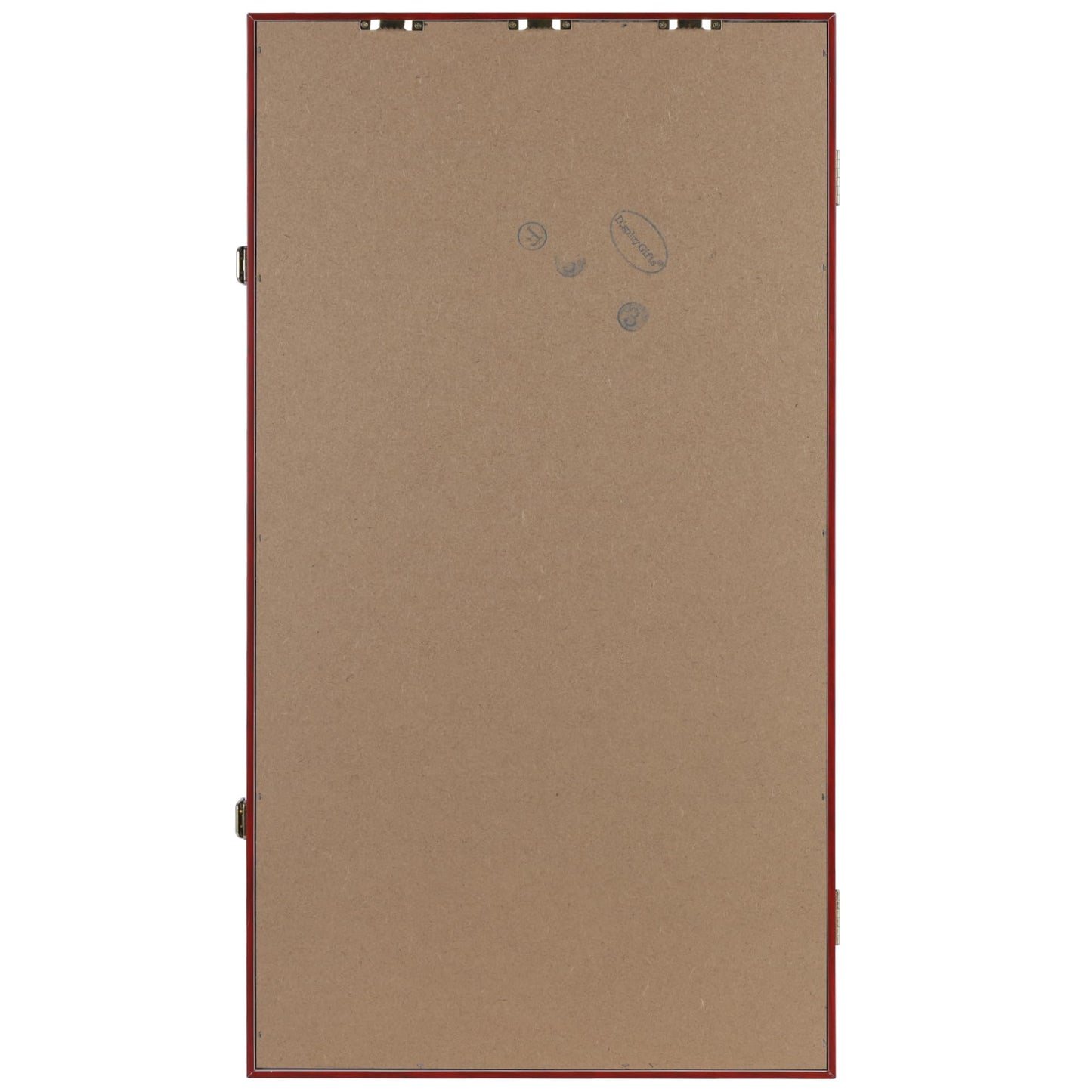 DisplayGifts 60 Souvenir Spoon Tea Spoon Display Case Rack Holder Wall Cabinet Collection Frame with UV Protection, Lockable Door (Cherry Finish)