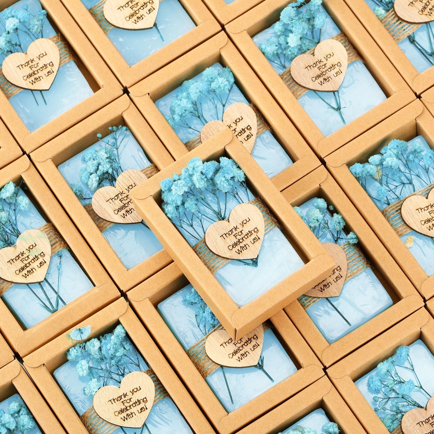 Demissle 30 Pcs Handmade Scented Soap Wedding Party Favors Gifts Bridal Shower Baby Shower Natural Soap Favors for Guests in Bulk for Wedding Souvenirs Engagement Party(White)